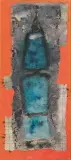 Jan Lebensztejn, FIGURA, 1958, akwarela, gwasz, tusz pióro, papier