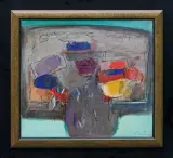 EMBALLAGE ENVELLOPE III by Tadeusz Kantor, 1966, olej, płótno, offered Nov 2008