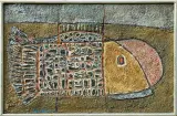 Zygmunt Turkiewicz, GRAFFITI I, technika mieszana, sklejka