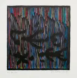 Jan Dobkowski, Bez tytułu, 1984, serigrafia barwna, papier