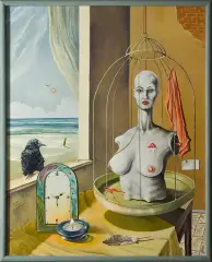 Jacek A. Wolski, Połowiczna narzeczona, 2008, olej, płótno