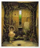 Łazienka oceaniczna by Jacek Yerka, 1995, giclée, papier, sold Oct 2008
