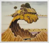 Nie trzaskać drzwiami by Jacek Yerka, giclee, sold Oct 2008