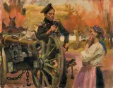 Wojciech Kossak, KANONIER I DZIEWCZYNA