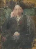 Olga Boznańska, PORTRET MŁODEJ KOBIETY
