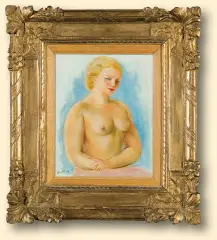 Moïse Kisling, MAŁY PÓŁAKT, 1935, olej, płótno