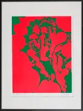 Jan Dobkowski, Kompozycja, 2003, serigrafia barwna, papier