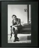 Marek Holzman, Portret Gustawa Holoubka, lata 60. XX wieku, fotografia czarno-biała