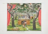 Biurowakacje by Jacek Yerka, 2004, ołówek, kredka, papier, sold Sep 2008