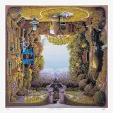 Ogrody Krysi by Jacek Yerka, 2006, giclée, papier, sold Sep 2008