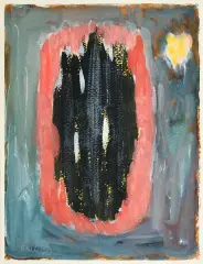Roman Artymowski, Kompozycja, 1960, gwasz, papier
