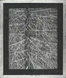 Janusz Oskar Knorowski, Jodła, 1999, tusz, technika własna, papier naklejony na papier