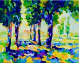 Plener by Zdzisław Otello Horodecki, 2006, akryl, płótno, sold Aug 2008