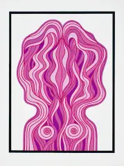 Kompozycja by Jan Lenica, serigrafia barwna, papier, offered Aug 2008