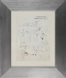 Eugeniusz Markowski, Kompozycja z czterema postaciami i psem, 1986 [?]