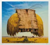 Przesyłka ekspresowa by Jacek Yerka, 1992, giclée, papier, sold Jul 2008