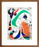 NOC (LA NUIT) by Joan Miró, 1953, litografia barwna, papier, sold Jun 2008
