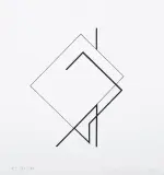 Henryk Stażewski, KOMPOZYCJA, 1984, serigrafia, karton