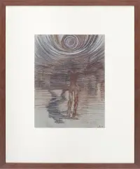Jacek Waltos, POSTAĆ, 1970, pastel, papier żeberkowy