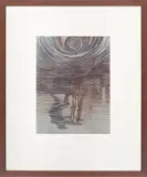 Jacek Waltos, POSTAĆ, 1970, pastel, papier żeberkowy
