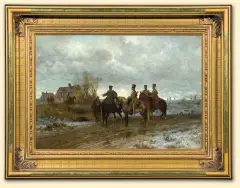 Maksymilian Gierymski, PATROL POLSKI W 1830 ROKU, 1869, olej, płótno
