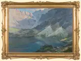 Aleksander Sarnowicz, MORSKIE OKO, ok. 1930, olej, tektura