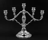 ŚWIECZNIK PIĘCIOŚWIECOWY by Autor nierozpoznany, 1918-1939, srebro, sold Jun 2008