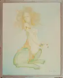 Kobieta – Sfinks by Léonor Fini, litografia barwna, papier, offered May 2008