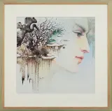Anna Ewa (Hannah) Miarczyńska, Dzikie żurawie, 2008, tusze, kredki barwne, ołówek, papier