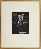 Jacek Gaj, Auto da fé, 1967, akwaforta, akwatinta, papier