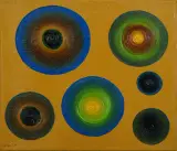 Bez tytułu (205) by Wojciech Ćwiertniewicz, 1995, olej, płótno, sold Apr 2008