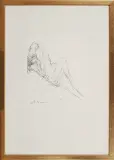 Alicja Wahl, Para, 1995, ołówek, papier kremowy