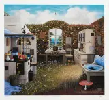 Kuchnia malarza by Jacek Yerka, 2001, giclée, papier, sold Apr 2008
