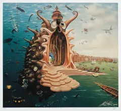 Jacek Yerka, Port, 2002, giclée, papier
