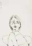 AKT by Jerzy Nowosielski, 1975, olej, płótno, sold Apr 2008