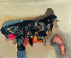Tadeusz Kantor, PEINTURE, 1965, olej, płótno