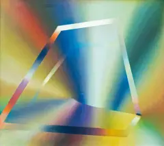Anna Trochim, ESPACIO, 1991, olej, płótno