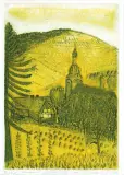 Andrzej Tadeusz Kotkowski, Beskidy – Kamienica, 2008, akwaforta barwna, papier