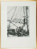Tadeusz Michał Siara, Navigare…, 1979, akwaforta, miękki werniks