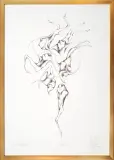 Bożena Wahl, Nawiedzona, 1975, litografia, papier