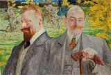 Jacek Malczewski, JESIENIĄ. PORTRET PODWÓJNY, ok. 1906, olej, płótno