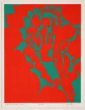 Jan Dobkowski, Kompozycja erotyczna, 2003, serigrafia barwna, papier