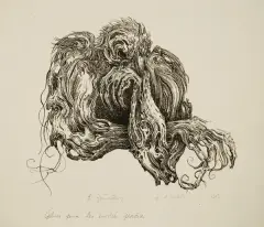 Roland Grünberg, Blues dla straconych wzlotów, 1960, akwaforta, papier