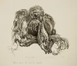 Roland Grünberg, Blues dla straconych wzlotów, 1960, akwaforta, papier