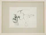 Kompozycja by Jan Lebensztejn, około 1969, marker, paper, sold Feb 2008