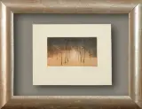 Pejzaż XX by Krzysztof Wieczorek, 1997, akwaforta barwna, papier kremowy, sold Feb 2008