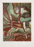 Jacek Walusiak, Przypadłość, 1997, gwasz, papier
