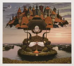 Jacek Yerka, Baldachim, 2000, giclée, papier