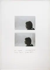 Ewa Kuryluk, Autoportret zimą, 1967, fotografia