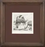 Krzysztof Witold Skórczewski, Przebudzenie, 1977, miedzioryt, mezzotinta